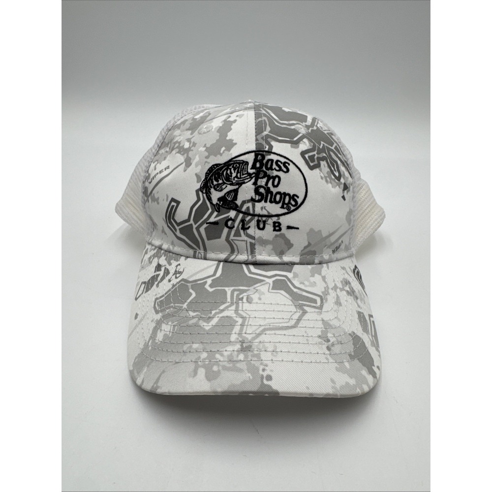 Bass Pro Shops Club Snapback Mesh Back Trucker Hat Multi One Size Graphic Camo